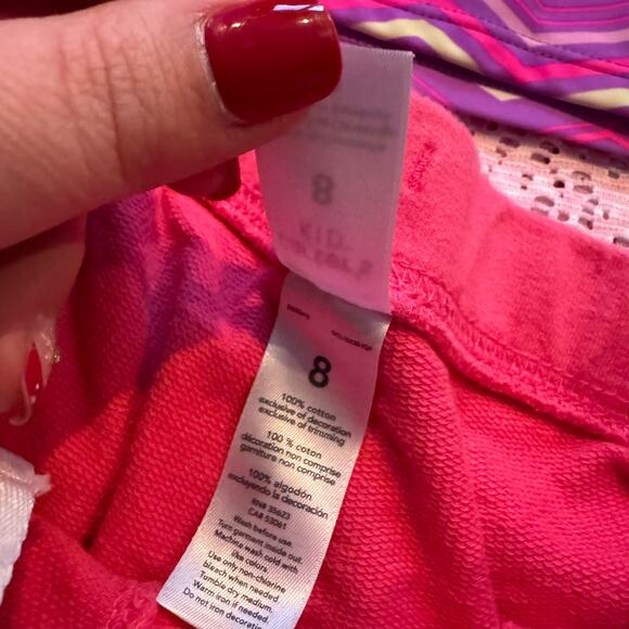 5 Piece SET of Girls Size 7 / 8 & 8 Spring & Summer Dress Swim Top Skirt Shorts - Picture 11 of 13